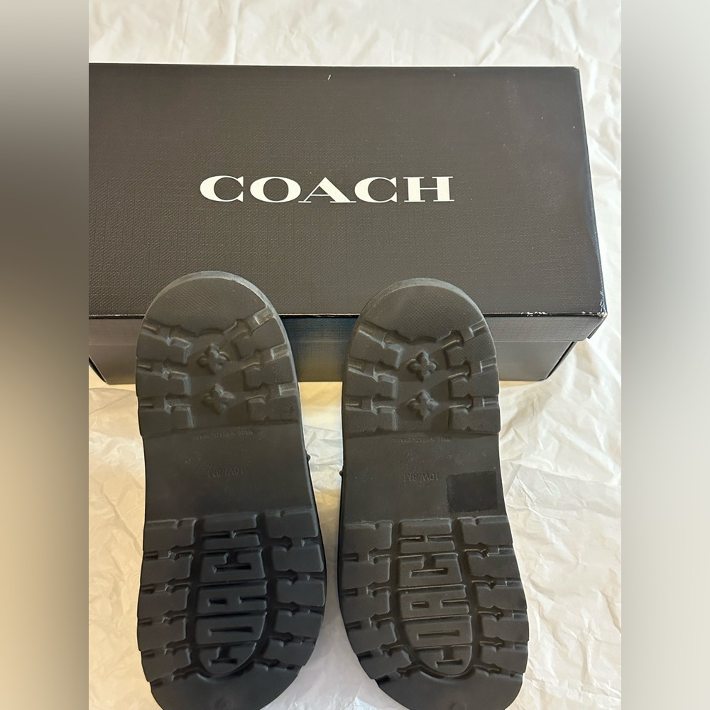 Coach Black Jesse Rubber Slides - Picture 6 of 10